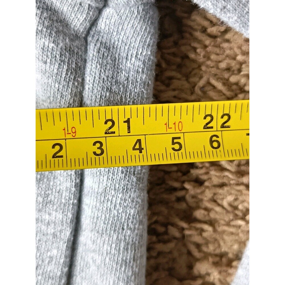 Gap Hoodie Women's Medium Embroidered Gray Pullover - Picture 7 of 8